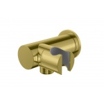 KOHLMAN Experience Uchwyt słuchawkowy z przyłączem wody Złoty/Gold QW004AEGD