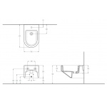 Eto Juno Bidet wiszący Biały 02539001