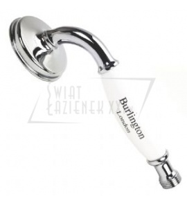   Burlington Słuchawka prysznicowa ceramiczna chrom/biały V29 W MAGAZYNIE!!