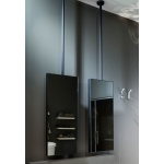 Cielo Argo Lustro wiszące, mocowane na suficie 40x190 cm Czarny ARSPFE