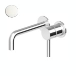 Zucchetti Pan bateria umywalkowa 2-otworowa element zewnętrzny biały matowy gofrowany ZP6030.W1