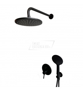 Bruma Lusitano Zestaw natryskowy 230 mm podtynkowy z ramieniem ściennym i słuchawką night sky 1077606NS