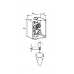 Flaminia Key Element podtynkowy do czujnika podczerwieni do pisuaru 879123