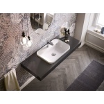   Hidra Gio Evolution Umywalka wpuszczana w blat 60x40 cm Biała G240.001 W MAGAZYNIE!!