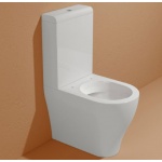 Flaminia App Miska WC Stojąca bez kołnierza 58x36 cm Biały AP116G