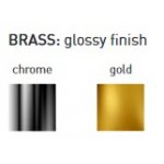 Flaminia Evergreen Bateria umywalkowa 3-otworowa ścienna Chrom EG206