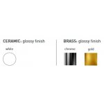 Flaminia Evergreen Mydelniczka ceramiczna Biały EGPS