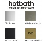 Hotbath Cobber@work Bateria umywalkowa 3-otworowa Chrome CW033.CR