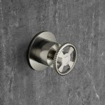 Hotbath Cobber@work Mieszacz podtynkowy element zewnętrzny Brushed nickel CW031.GN