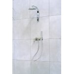 Flaminia One Bateria natryskowna ścienna z deszczownicą Chrom 112550