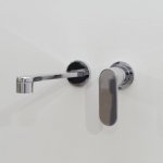      Flaminia One Bateria umywalkowa 2-otworowa ścienna Chrom 113059  Wietrzenie Magazynu