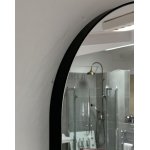 NIC Design Pastille Lustro ścienne 80x50 czarny mat 012777.064