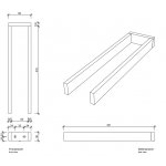 Decor Walther Contract CT HTH2 Wieszak na ręczniki chrom 0651100