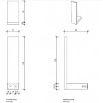 Decor Walther Contract CT ERH Uchwyt na paper toaletowy ścienny chrom 0650200
