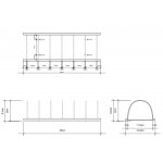 Decor Walther DW 221 Stojak na ręczniki Czarny mat 0846860