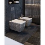 Hidra Faster Kiub Bidet ścienny Ceppo di gre grey KIWR14.100