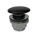 Hidra Gio Evolution Korek odpływowy do umywalki z ceramiczną pokrywą Czarny mat P125.026