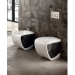 Hidra Hi-Line WC stojący Biały/Czarny HI10.012
