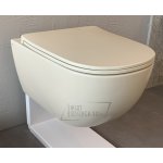          NIC Design Pin Miska WC wisząca Rimless z deską wolnoopadającą Vaniglia 003709.056+005712.056