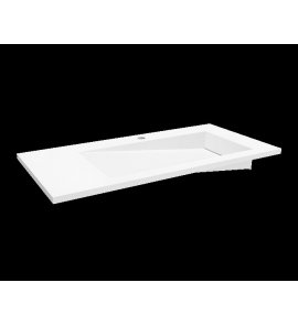 Cristalstone Linea Ideal Umywalka wpuszczana w blat biała U900-MBPOLB/CR
