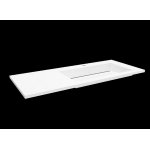 Cristalstone Linea Ideal Umywalka wpuszczana w blat biała U1100-MBPOLC/CR