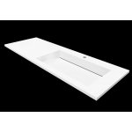 Cristalstone Linea Ideal Umywalka wpuszczana w blat biała U1300-MBPOLC/CR