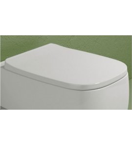 Flaminia Flag Deska sedesowa wolnoopadająca 47x36 cm Biały FGCW03 chromowane zawiasy
