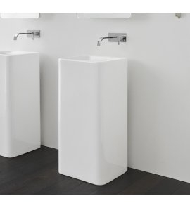 Nic Design Semplice Umywalka wolnostojąca 40x40 biały połysk 001372.001