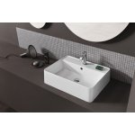 Nic Design Semplice Umywalka nablatowa 60x45 biały połysk 001384.001
