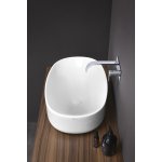 Nic Design Semplice Umywalka nablatowa 60x40 biały połysk 001377.001