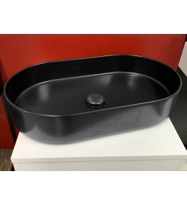      Olympia Ceramica Smash Umywalka 60x36 czarny mat SMA42SO60023 WIETRZENIE MAGAZYNÓW!!