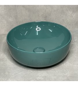 Cielo Era Umywalka stawiana na blacie okrągła ∅40 cm Smeraldo BAERA40.SM