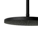      Ritmonio Deszczownica 300 mm z przyłączem sufitowym 300 mm czarny mat 75A011C04+U0BA8085H2C04 WYPRZEDAŻ MAGAZYNOWA!!