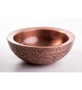 Umywalka Cobre Miedziana Nablatowa 40 cm SLUN-005.40