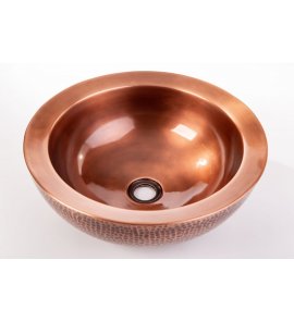 Umywalka Cobre Miedziana Nablatowa 40 cm SLUN-006.40