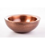 Umywalka Cobre Miedziana Nablatowa 40 cm SLUN-006.40