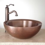 Umywalka Cobre Miedziana Nablatowa 40 cm SLUN-006.40