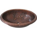 Umywalka Cobre Miedziana wpuszczana w blat 43 cm SLZOW-010.43