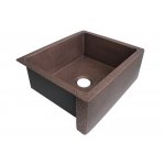 Zlewozmywak Jednokomorowy Cobre miedziany młotkowany 60x50 cm SLANNA