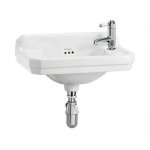   Burlington Edwardian Cloakroom Umywalka 51x30 biały B8R W MAGAZYNIE!!