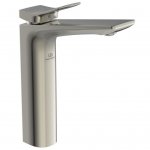 Ideal Standard Conca Bateria umywalkowa wysoka jednouchwytowa z korkiem automatycznym Nikiel BC757GN