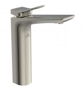 Ideal Standard Conca Bateria umywalkowa wysoka jednouchwytowa bez korka Nikiel BC758GN