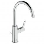 Ideal Standard Joy Bateria umywalkowa z wysoką wylewką i z korkiem automatycznym Chrom BC777AA