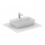 Ideal Standard Ipalyss Umywalka nablatowa 550x380 mm z przelewem Biały połysk E2077MA
