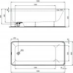 Ideal Standard Conca Wanna wolnostojąca 180x80 Biały matowy K8830EN