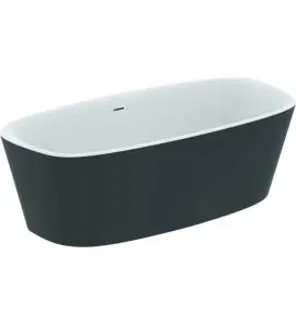 Ideal Standard Dea Wanna wolnostojąca 190x90 Biały/Czarny matowy K8722V3