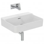 Ideal Standard Conca Umywalka ścienna 600x450 mm bez otworu na baterię Biały T382201