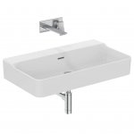 Ideal Standard Conca Umywalka ścienna 800x450 mm bez otworu na baterię Biały T382801