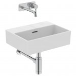Ideal Standard Extra Umywalka ścienna 450x350 mm bez otworu na baterię Biały T391601