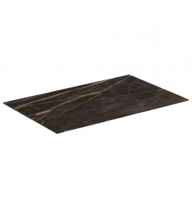 Ideal Standard Conca Blat ceramiczny do szafki podumywalkowej 80x50,5 cm Marmur Black Desire T3970DG